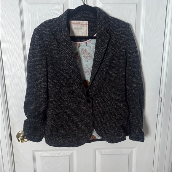 Cartonnier gray tweed Blazer Structured size medium - Picture 1 of 4